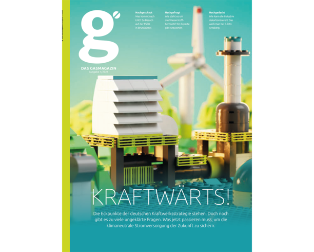 Cover der aktuellen Ausgabe des Gasmagazins