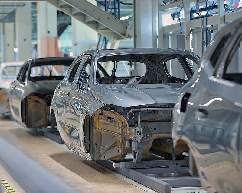 BMW Werk in Leipzig: F&Uuml;r die Trocknung des Lack wird Wasserstoff eingesetzt
