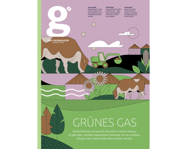 Aktuelle Ausgabe des Gasmagazins